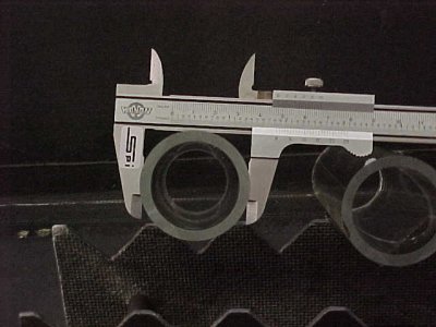 Vernier caliper in use